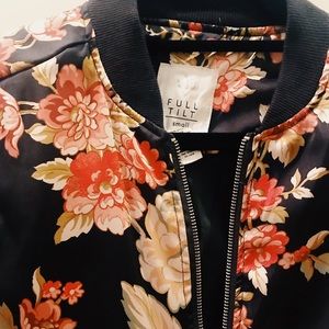 Floral Bomber Jacket